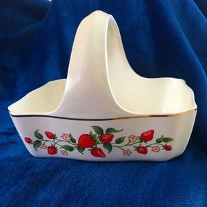 Ceramic Strawberry Basket